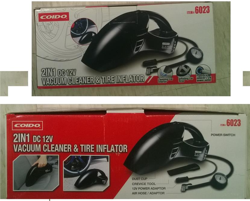 2 in 1 Vacuum Cleaner & Tyre Inflator (Vakum & Pum Tayar) 90 2 in 1 Vacuum Cleaner & Tyre Inflator (Vakum & Pum Tayar) 90