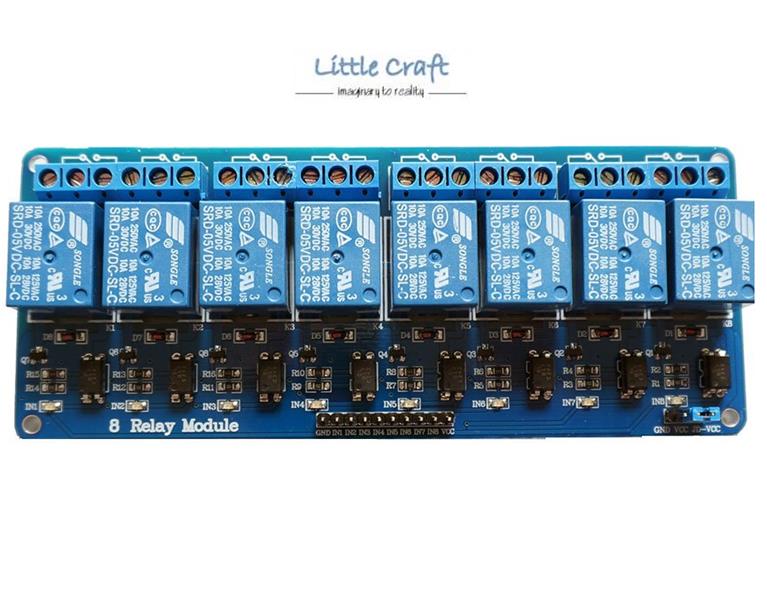 8 Channel Isolated 5V Relay Module For Arduino, Robotics, Respberry 8 Channel Isolated 5V Relay Module For Arduino, Robotics, Respberry
