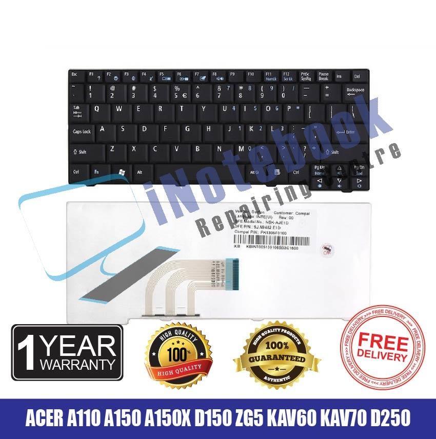 ACER A110 A150 A150X D150 ZG5 KAV60 KAV70 D250 Black - New Laptop Keyb ACER A110 A150 A150X D150 ZG5 KAV60 KAV70 D250 Black - New Laptop Keyb