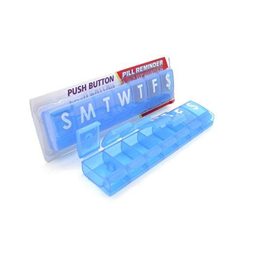 Acu-Life X-Large 7 Day Push Button Pill Reminder Acu-Life X-Large 7 Day Push Button Pill Reminder