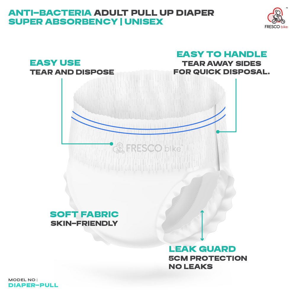 Adult Pull-up Diaper Pant Anti-Bacteria Super Absorbency Unisex Adult Pull-up Diaper Pant Anti-Bacteria Super Absorbency Unisex