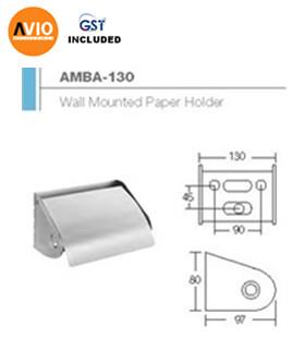 AIMER MALAYSIA AMBA-130 STAINLESS 304 WALL MOUNTED PAPER HOLDER AIMER MALAYSIA AMBA-130 STAINLESS 304 WALL MOUNTED PAPER HOLDER