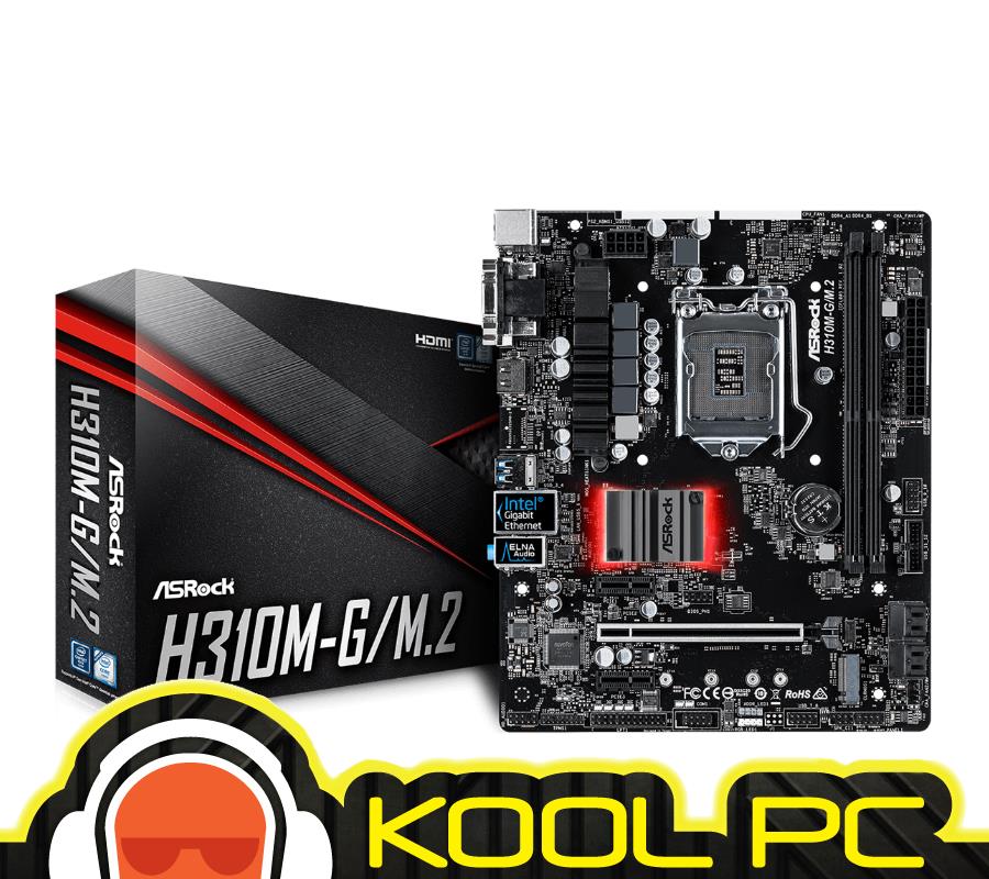 * ASRock H310M-G/M.2 mATX Motherboard * ASRock H310M-G/M.2 mATX Motherboard