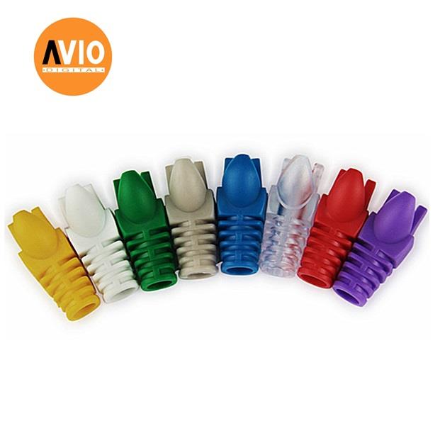 AVIO RBC5-YEL Coloured Rubber Boots for Cat5e (10 Pcs) AVIO RBC5-YEL Coloured Rubber Boots for Cat5e (10 Pcs)
