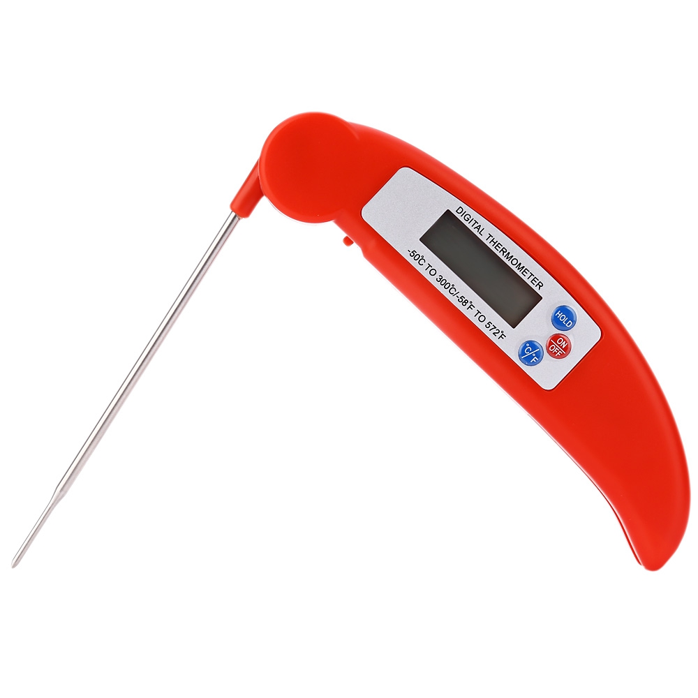 (BBQ THERMOMETER) TS - 90 Instant Folding Digital Food BBQ Barbecue Me.. (BBQ THERMOMETER) TS - 90 Instant Folding Digital Food BBQ Barbecue Me..