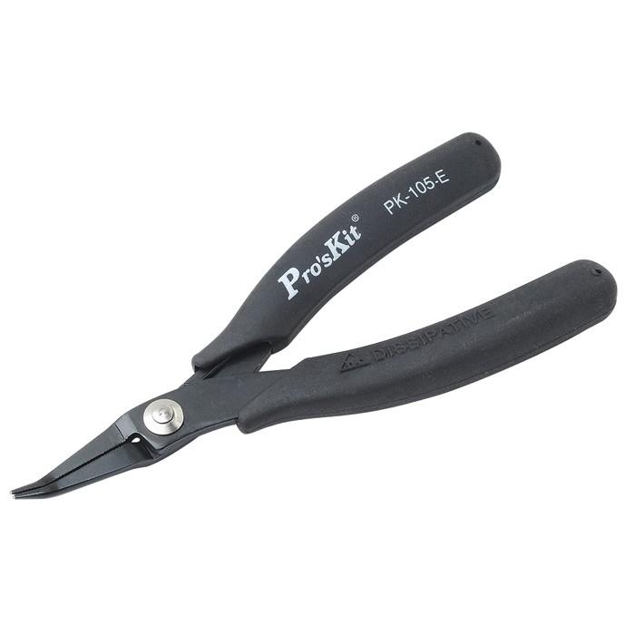 Bent Nose Plier W/Conductive Handle PROSKIT 1PK-105-E Bent Nose Plier W/Conductive Handle PROSKIT 1PK-105-E