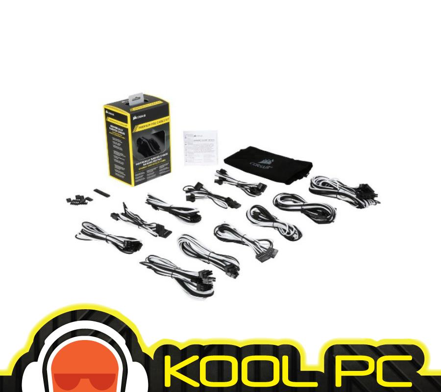 *CORSAIR DC Cable Pro Kit; Type 4 (Generation 3); WHITE / BLAC *CORSAIR DC Cable Pro Kit; Type 4 (Generation 3); WHITE / BLAC