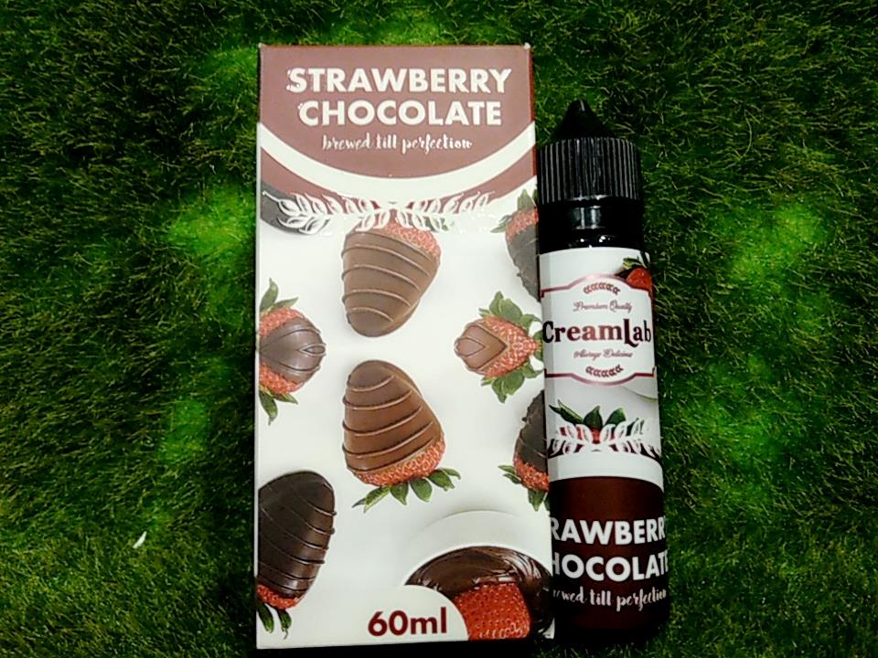 Cream Lab strawberry chocolate (6MG & 12MG @ 60ML) E Liquid Vape Cream Lab strawberry chocolate (6MG & 12MG @ 60ML) E Liquid Vape