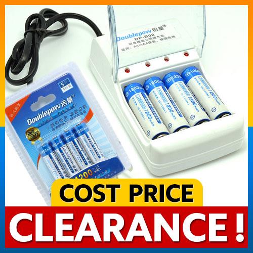 Doublepow Rechargeable Battery 2pcs AA 1200 mAh AAA 1250 mAh Batteries Doublepow Rechargeable Battery 2pcs AA 1200 mAh AAA 1250 mAh Batteries