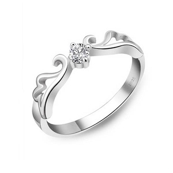 Elfi 925 Genuine Silver Engagement Ring P9 - The Fairy of Love Elfi 925 Genuine Silver Engagement Ring P9 - The Fairy of Love