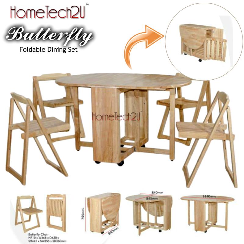 Foldable Dining Table 4 Folding Chairs Dining Set Free Shipping Chye9815 1702 10 Chye9815@2 