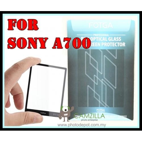 FOTGA Clear Optical Glass Mirror LCD Screen Protector for Sony A700 FOTGA Clear Optical Glass Mirror LCD Screen Protector for Sony A700