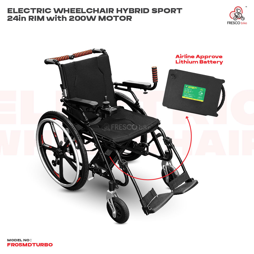 Fresco Electric Wheelchair Lightweight Hybrid 20KG Fresco Electric Wheelchair Lightweight Hybrid 20KG