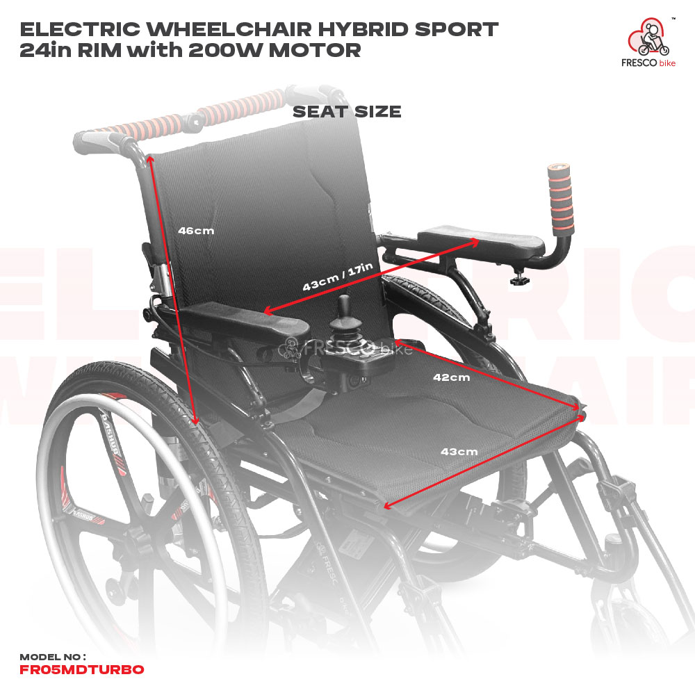 Fresco Electric Wheelchair Lightweight Hybrid 20KG Fresco Electric Wheelchair Lightweight Hybrid 20KG