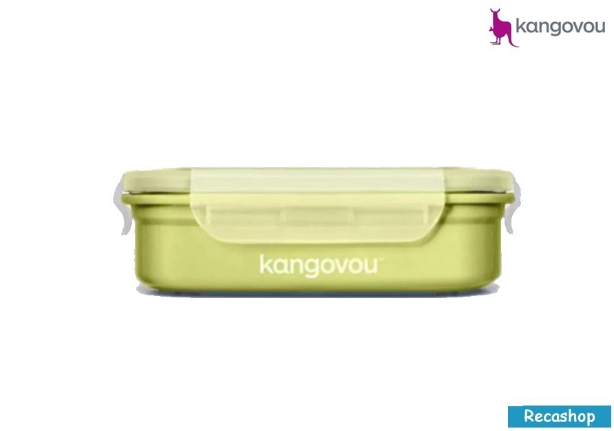 Kangovou Double Insulated Bento Box with Divider - 19oz(Green) Kangovou Double Insulated Bento Box with Divider - 19oz(Green)