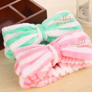 Korean Gold Thread Ribbon Flannel Hair Band Korean Gold Thread Ribbon Flannel Hair Band
