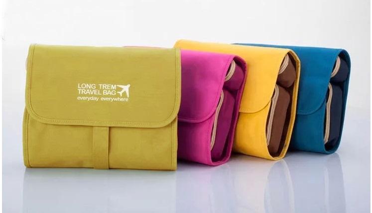 Korean Waterproof Toiletry Bag Multi Purpose Cosmetic Travel Kit Wash Korean Waterproof Toiletry Bag Multi Purpose Cosmetic Travel Kit Wash