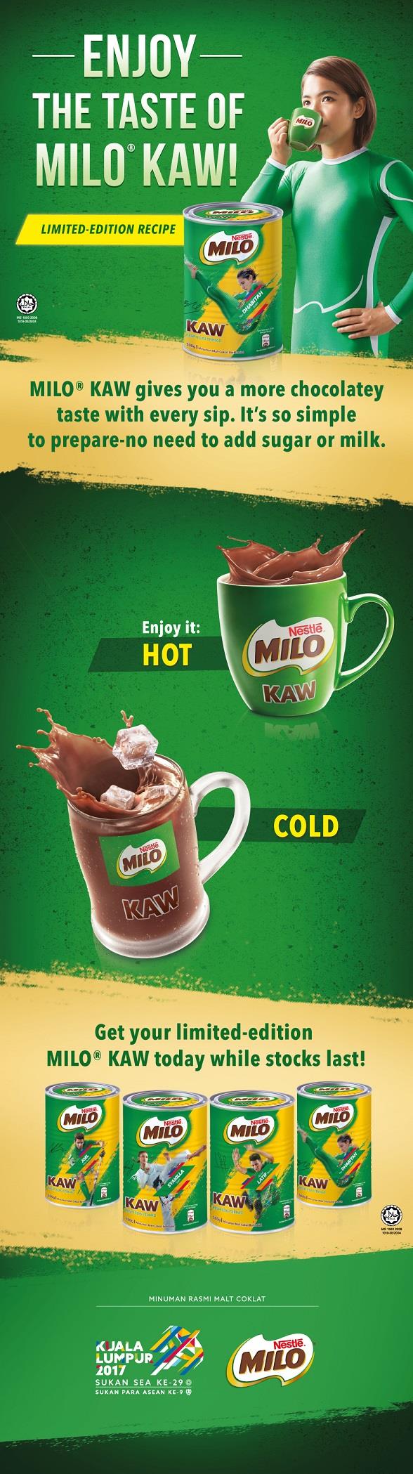 Limited Edition Milo Kaw 500g 11street Malaysia Malt And Cereal 8606