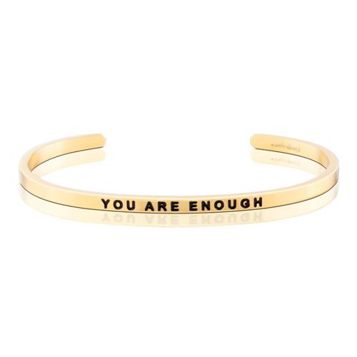 MantraBand You Are Enough Gold Bracelet MantraBand You Are Enough Gold Bracelet