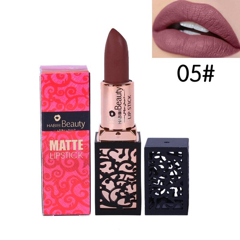 Matte Lipstick Moisturizing Longlasting Habibi No(5) Matte Lipstick Moisturizing Longlasting Habibi No(5)