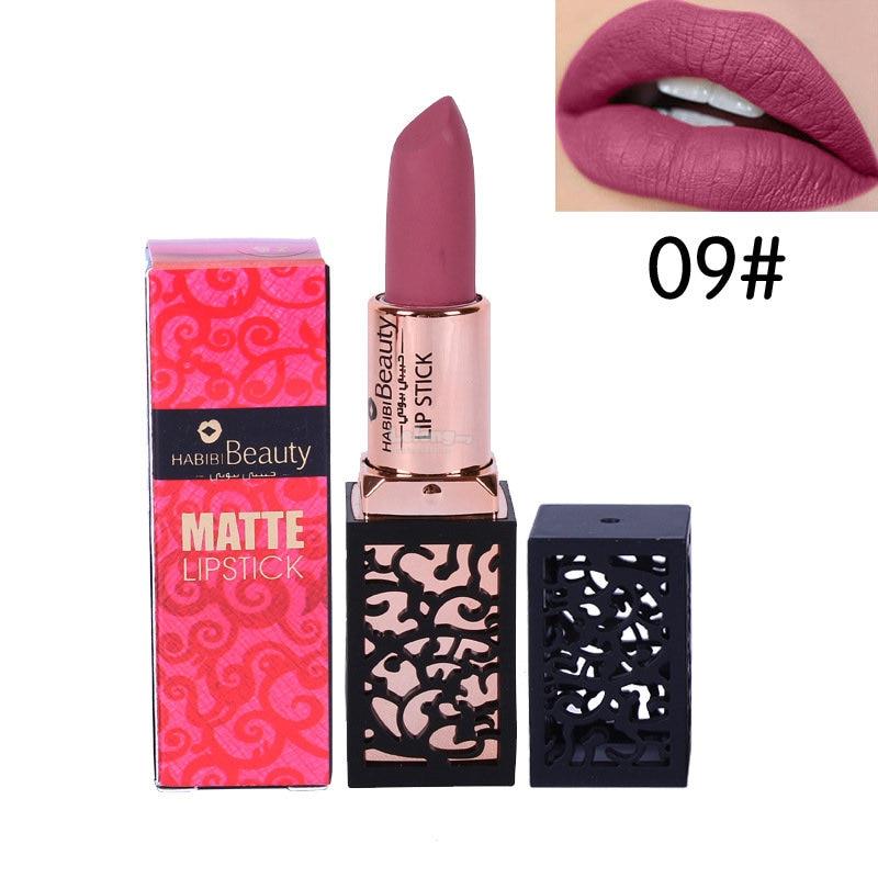 Matte Lipstick Moisturizing Longlasting Habibi No(9) Matte Lipstick Moisturizing Longlasting Habibi No(9)