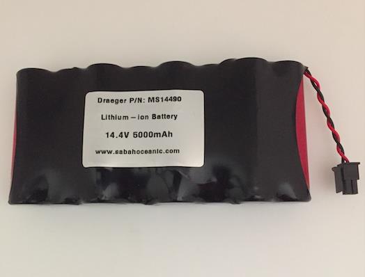 Medical battery for Siemens Drager MS14490 Medical battery for Siemens Drager MS14490