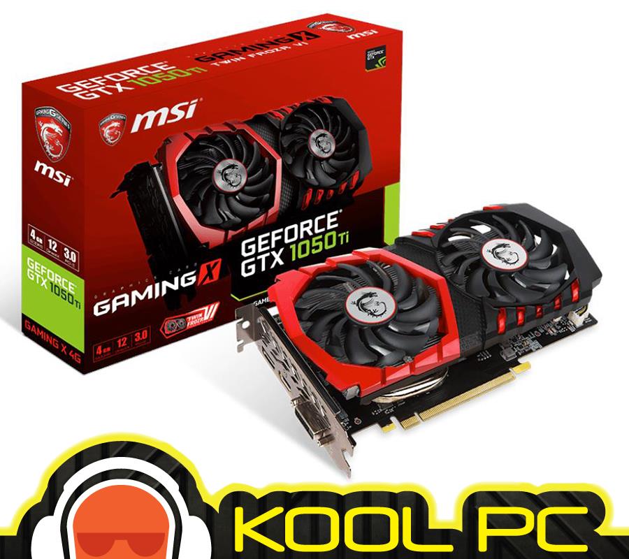 * MSI GTX 1050 Ti GAMING X 4G ( GTX 1050Ti GAMING X 4GB ) * MSI GTX 1050 Ti GAMING X 4G ( GTX 1050Ti GAMING X 4GB )
