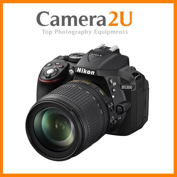 Nikon D5300 (Black) DSLR Camera With 18-105mm VR Lens + 16GB + Bag Nikon D5300 (Black) DSLR Camera With 18-105mm VR Lens + 16GB + Bag