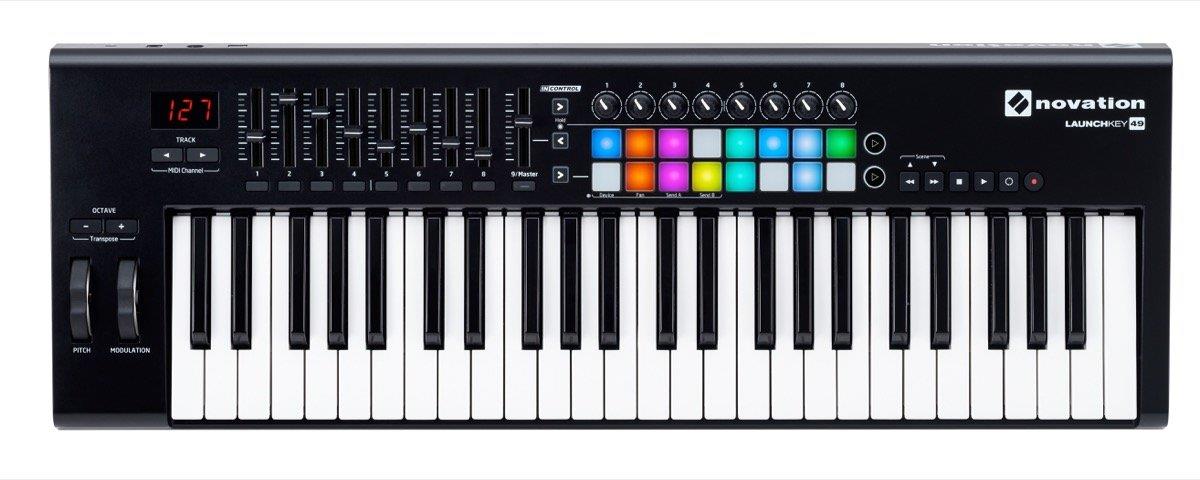 Novation Launchkey 49 MK2 USB Keyboard Controller for Ableton Live Novation Launchkey 49 MK2 USB Keyboard Controller for Ableton Live