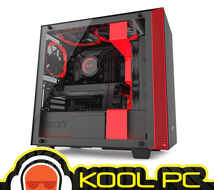 * NZXT H400i mATX Casing | RED + BLACK * NZXT H400i mATX Casing | RED + BLACK