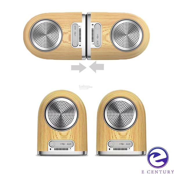 OVEVO Magnetic Bluetooth 4.2 Wireless Stereo Portable Wood Speaker OVEVO Magnetic Bluetooth 4.2 Wireless Stereo Portable Wood Speaker