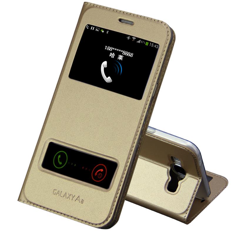 Samsung A8 SM-A8000 leather protective case Samsung A8 SM-A8000 leather protective case