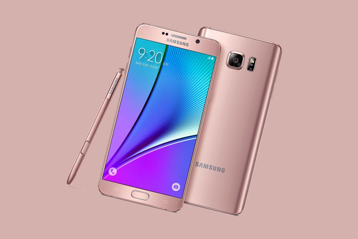 samsung note 5 pink