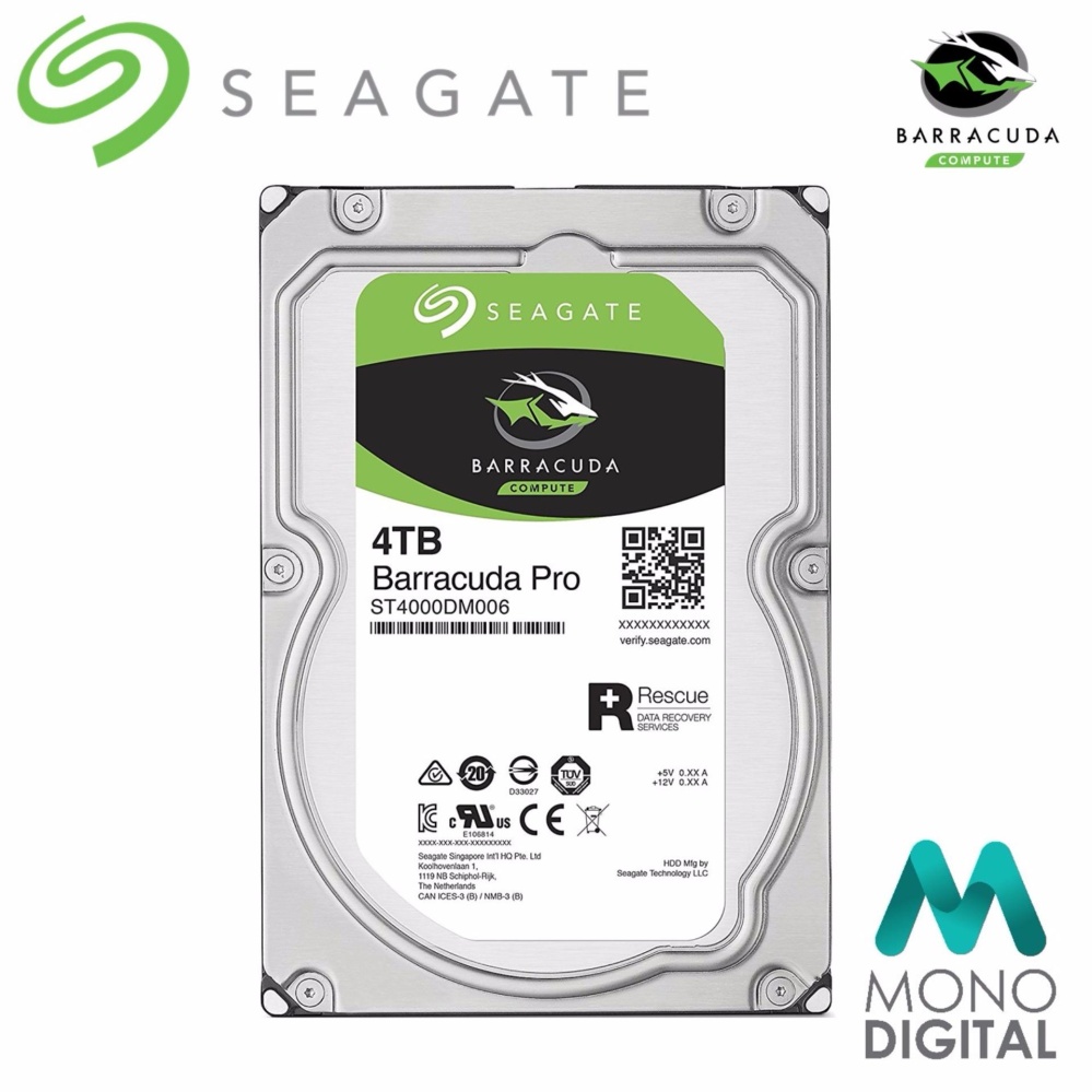 Seagate Barracuda PRO 4TB 3.5” HDD - 128MB Cache (ST4000DM006) Seagate Barracuda PRO 4TB 3.5” HDD - 128MB Cache (ST4000DM006)
