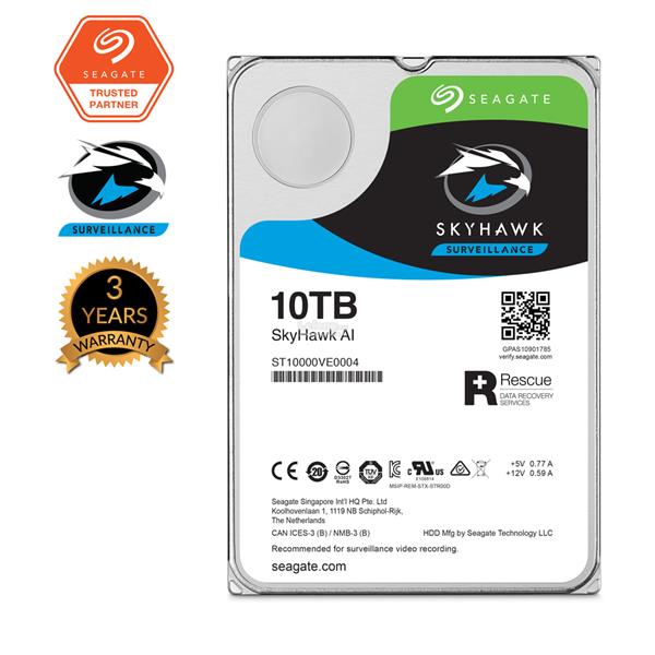 Seagate SkyHawk AI 10TB Surveillance Hard Drive Seagate SkyHawk AI 10TB Surveillance Hard Drive