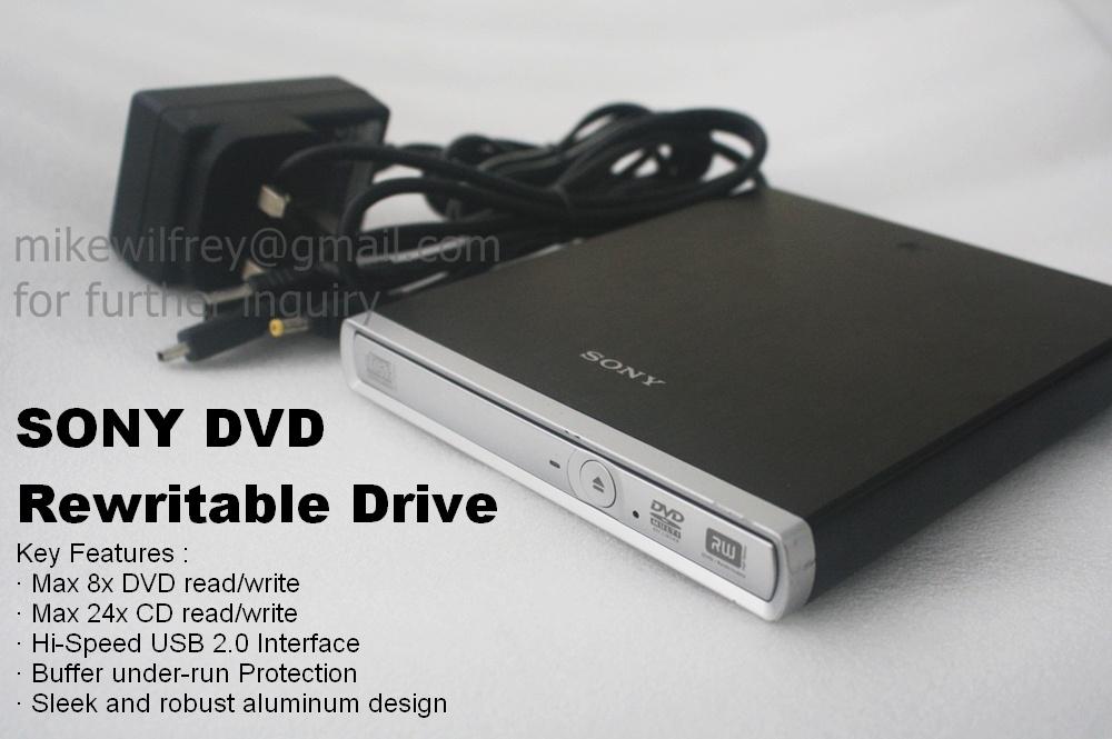 Sony DVDRW writer EXTERNAL DRIVE (end 6/28/2016 1000 PM)