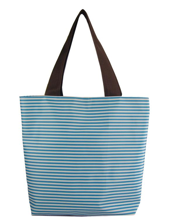 Stripe Single Shoulder Bag 13851(Blue) Stripe Single Shoulder Bag 13851(Blue)