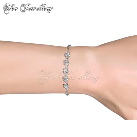 Swarovski Crystals Sweet Love Brac End 2 6 2019 11 54 Am Swarovski Crystals Sweet Love Bracelet 18k White Gold Plated Her