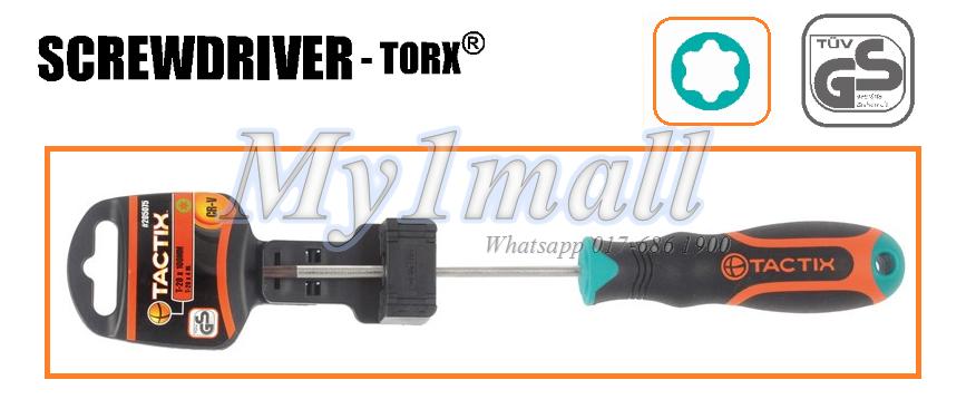 TACTIX 205069 SCREWDRIVER T-8X75MM(3") TACTIX 205069 SCREWDRIVER T-8X75MM(3")