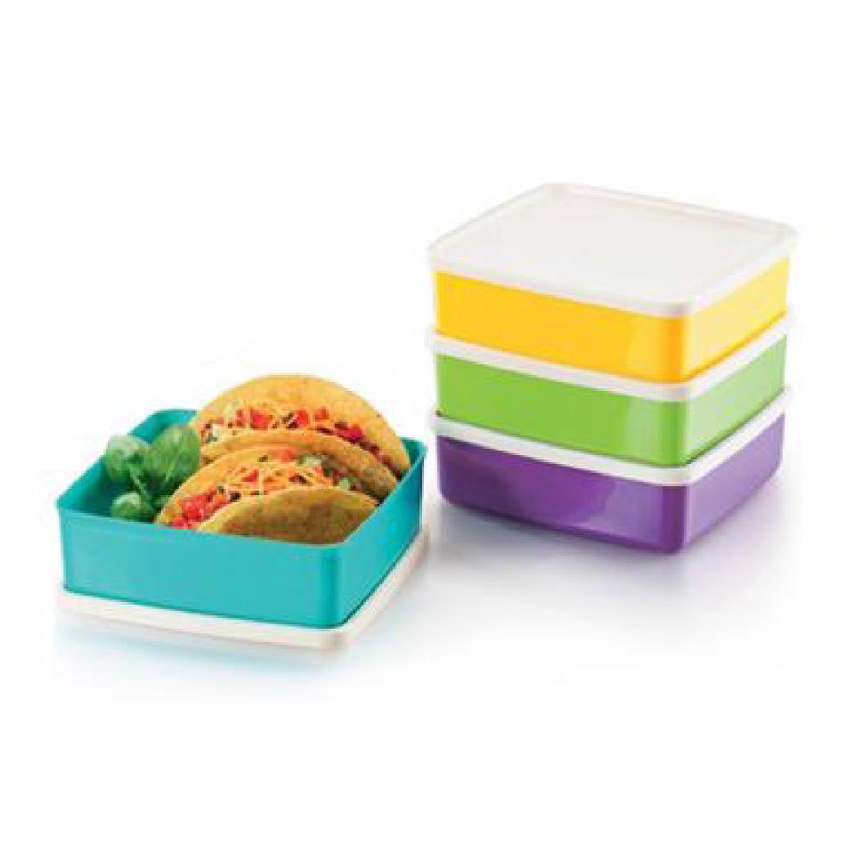 Tupperware Large Square A Way (4) 62 (end 4/26/2018 651 PM)