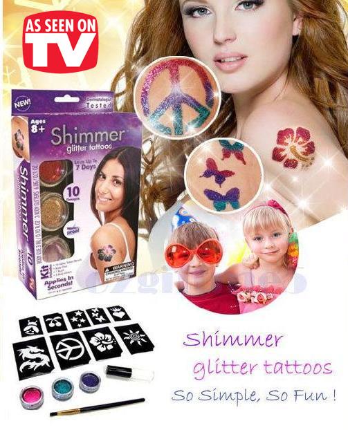 As Seen On TV~ Shimmer Glitter Tattoos As Seen On TV~ Shimmer Glitter Tattoos
