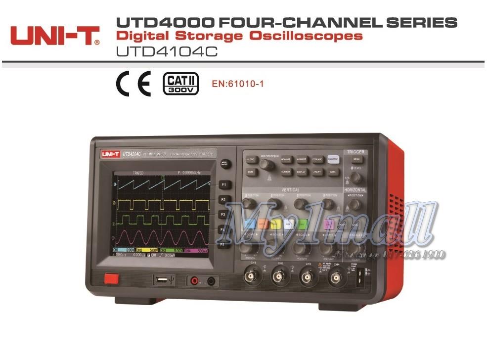 UNI-T UTD4104C BENCH DIGITAL STORAGE OSCILLOSCOPE UNI-T UTD4104C BENCH DIGITAL STORAGE OSCILLOSCOPE