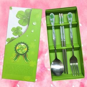 Wedding Gift~Portable Stainless Steel Dinner Set 3pcs(Green) Wedding Gift~Portable Stainless Steel Dinner Set 3pcs(Green)