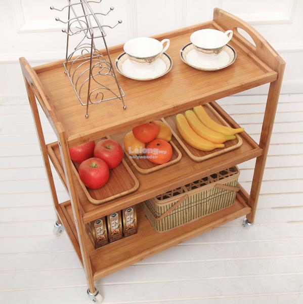 Wooden Trolley, Movable Carts, Portable Shelving, DIY Wood Rack Wooden Trolley, Movable Carts, Portable Shelving, DIY Wood Rack