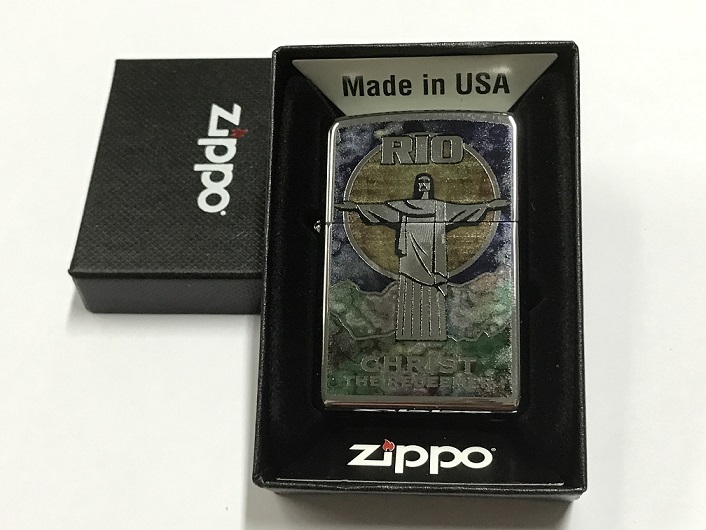 Zippo Lighter Christ The Redeemer (29256) Zippo Lighter Christ The Redeemer (29256)