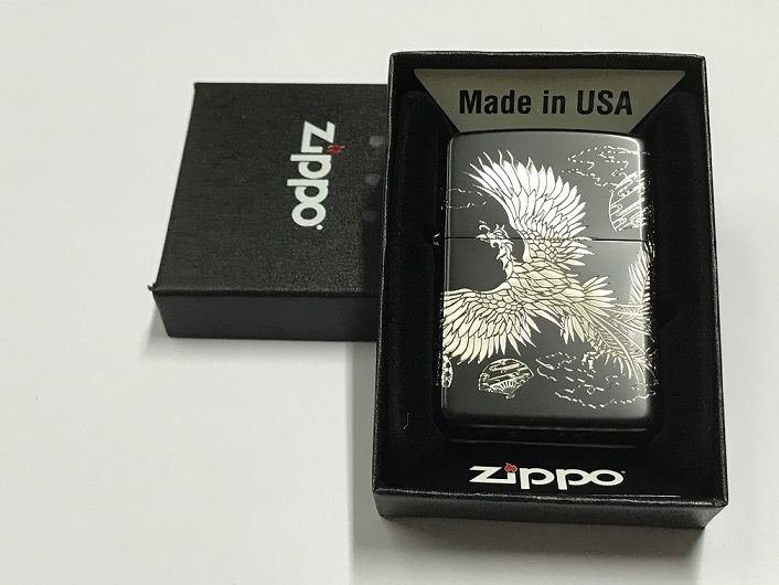 Zippo Lighter Phoenix Dance Nine Day Black Silver (ZBT-3-7B) Zippo Lighter Phoenix Dance Nine Day Black Silver (ZBT-3-7B)