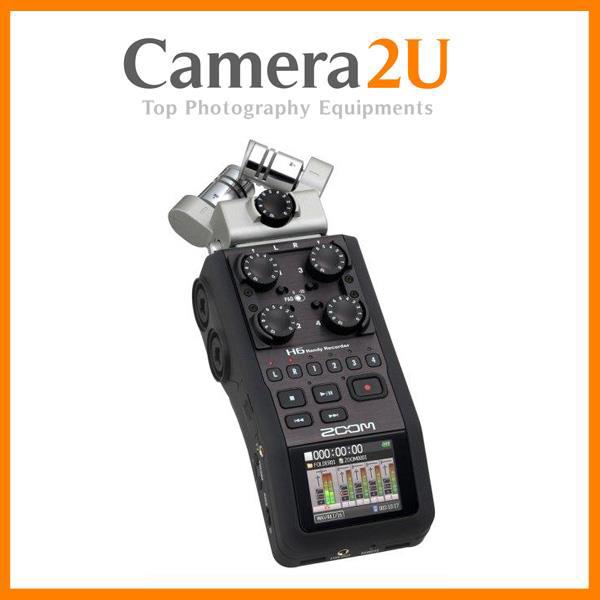 Zoom H6 Handy Recorder with Interchangeable Microphone System Zoom H6 Handy Recorder with Interchangeable Microphone System