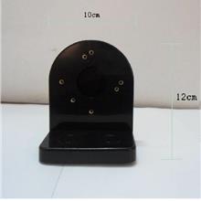 L Type 1.5 Inch Middle Dia Black Dome Camera Bracket Shelf