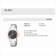 ALBA . AH7399X . Fashion . W . Date . SSB . Black