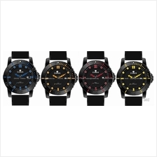 CORES Watch CR1103-IPBL Grande Leather Strap Date